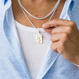 Coastal Dunes Pendant in Yellow & White
