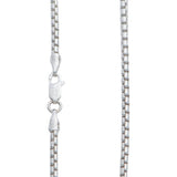 Rounded Box Necklace, 2.4mm
