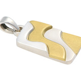 Coastal Dunes Pendant in Yellow & White
