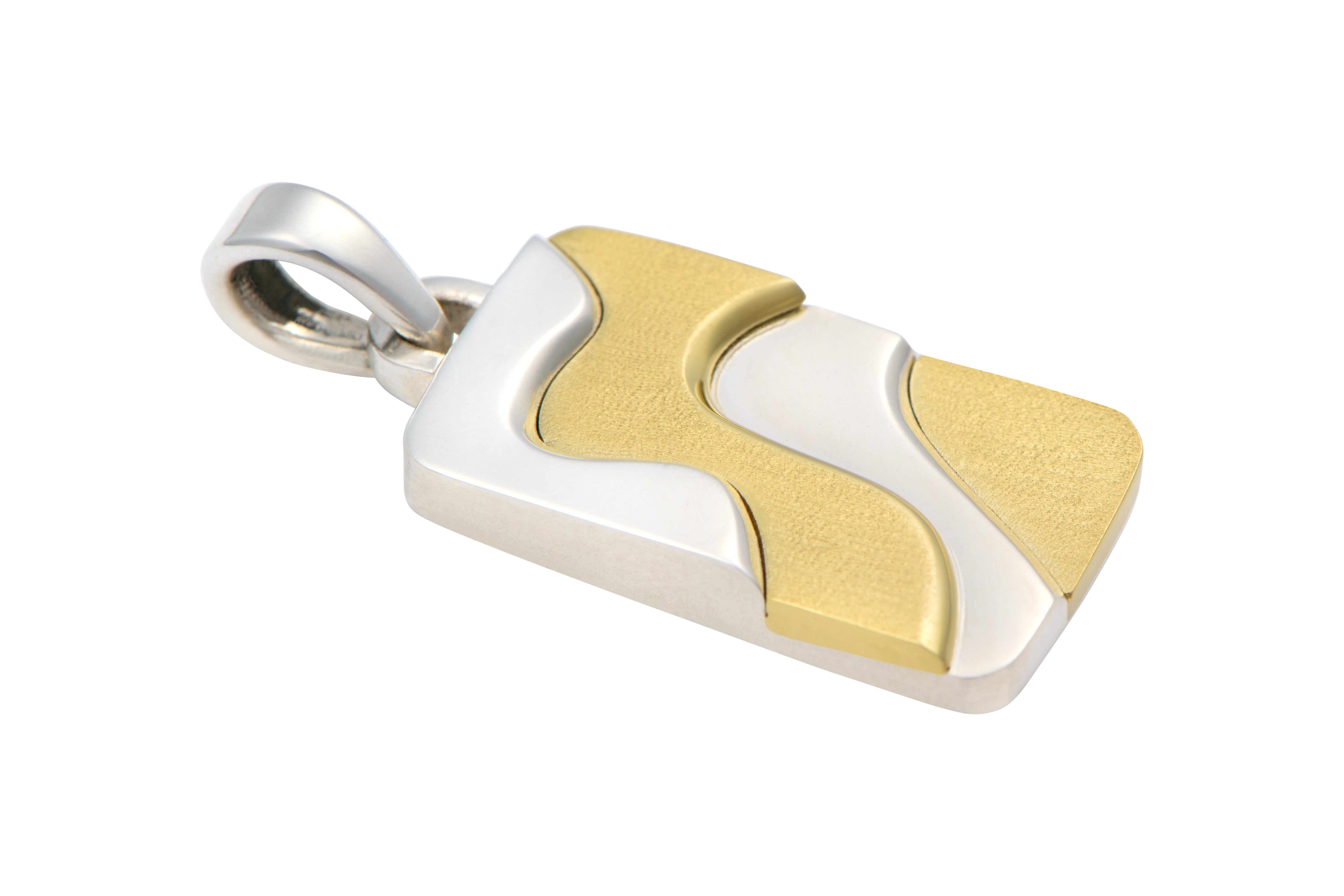 Coastal Dunes Pendant in Yellow & White