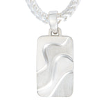 Coastal Dunes Pendant in White